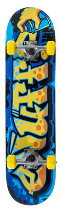 Skate Enuff Graffiti II 7.25"x29.5" Bleu/jaune