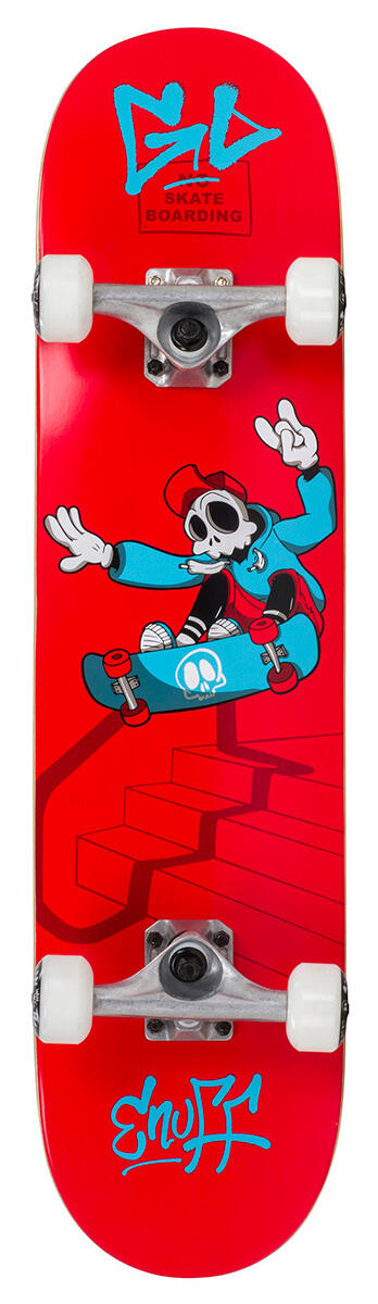 ENUFF SKATEBOARDS Skateboard Enuff Skully 7.75"x31" Rood/wit