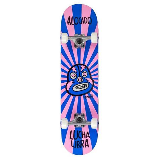 Skateboard Enuff Lucha 7.25"x29.5" Rose/Bleu