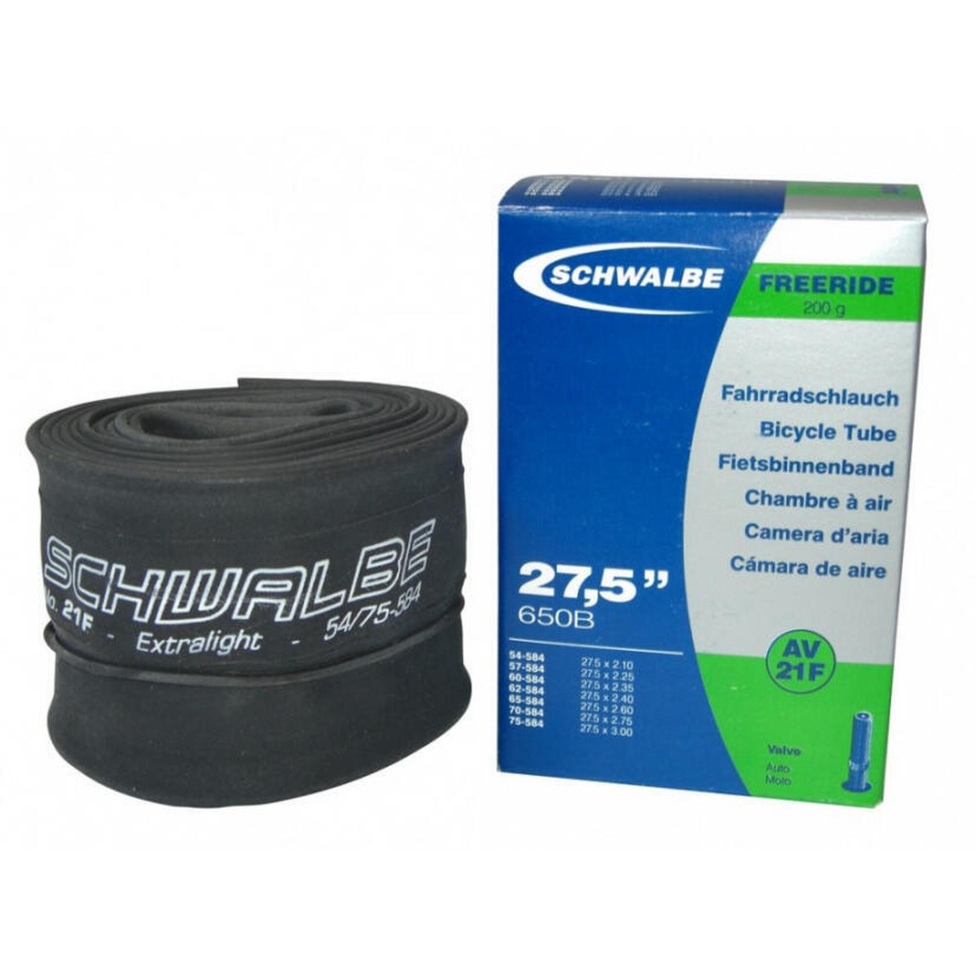 Komora powietrzna zaworu Presta Schwalbe 27,5x1,50-2,40