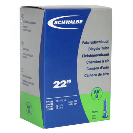 CHAMBRE A AIR VELO SCHWALBE AV8 22" - 4026495100304