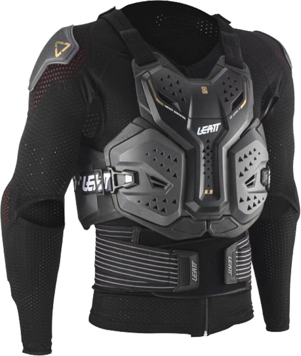 Camiseta Protección Leatt Airflex Stealth - Manga Larga Unisex Negra