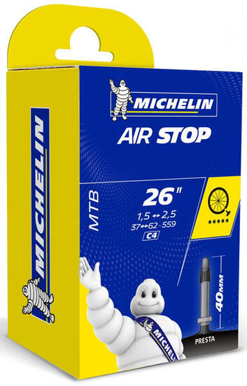 Camera d'aria Michelin Gomma Butilica C4 26x1.7/2.10 presta