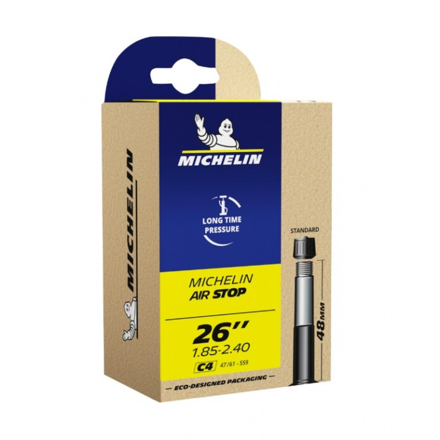 MICHELIN Camera d'aria Michelin AirStop C4 26'' Schrader 48 mm