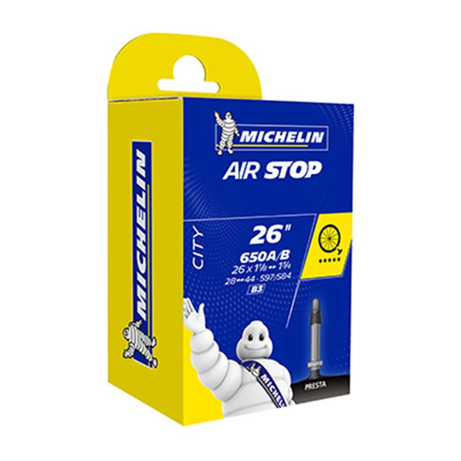 Dętka z zaworem Presta Michelin Airstop