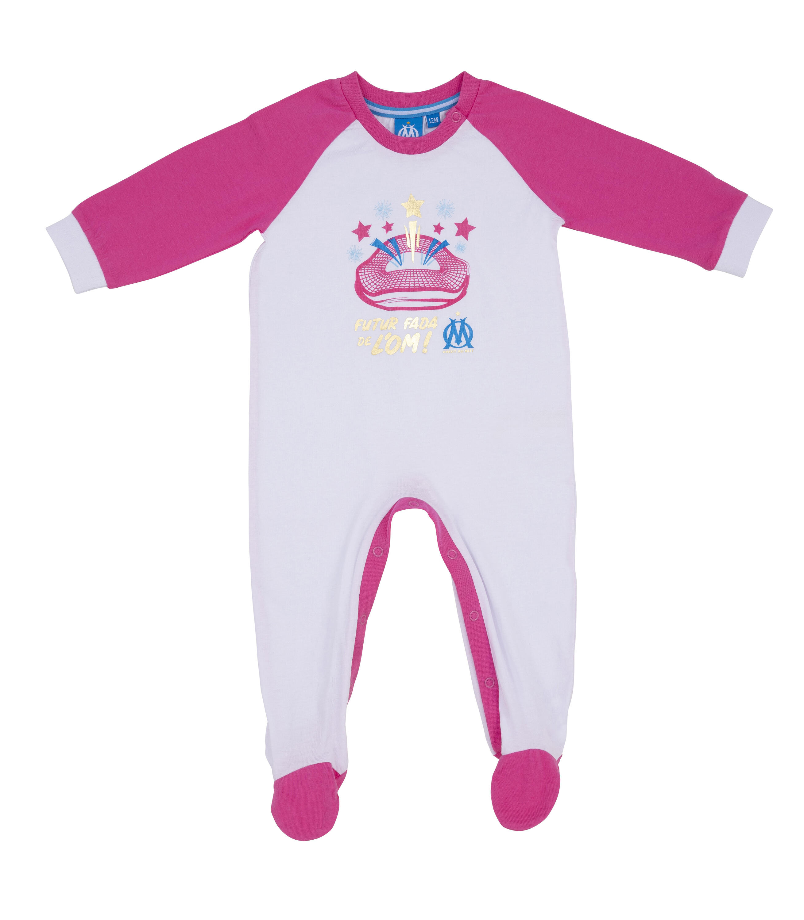 Body Bébé OM Olympique Marseille Body Bavoir Football Body Bavoir OM Bébé Garçon - Collection Officielle Olympique De Marseille Body Om Bébé Fille - Collection Officielle Olympique Bavoirs Bebe Fille