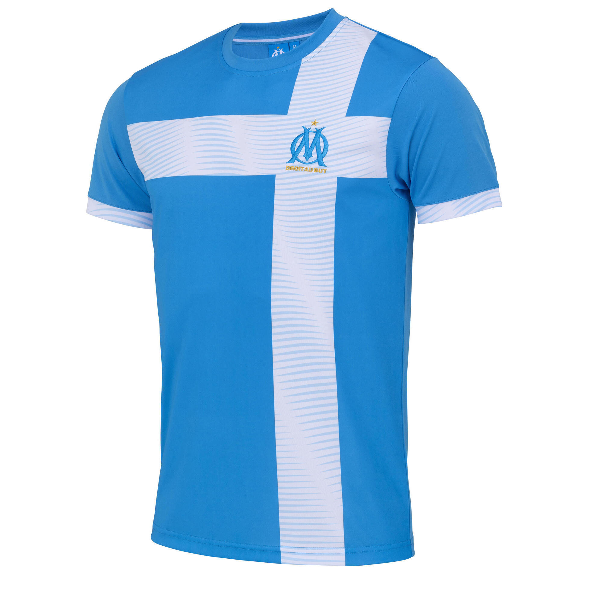Olympique De Marseille - Maillot Om - Collection Officielle Olympique De Marseille - Maillot Manches Courtes - Bleu - 40 M - Decathlon