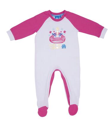 Grenouillère bébé fille OM - Collection officielle OLYMPIQUE DE MARSEILLE