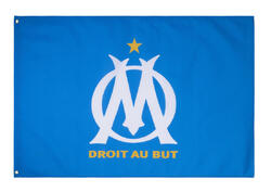 Drapeau OM - Collection officielle OLYMPIQUE DE MARSEILLE - Taille 150 x 100 cm