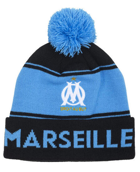 Bonnet pompon OM - Collection officielle OLYMPIQUE DE MARSEILLE