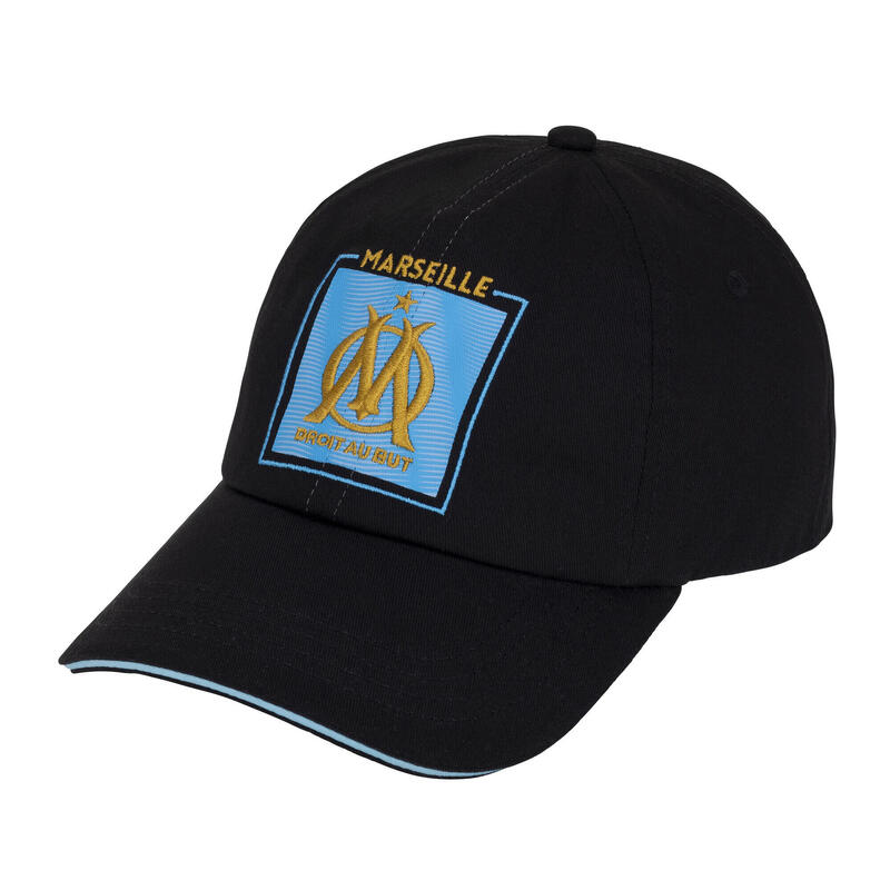 Casquette Olympique De Marseille Enfant - Taille Réglable, Collection Officielle - 100% Polyester, Fan OM