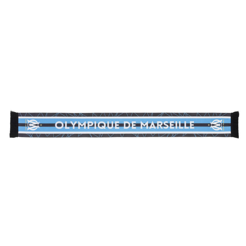 Écharpe Olympique De Marseille Officielle - Supporteur OM | 140x20 Cm, Acrylique, Licence Officielle
