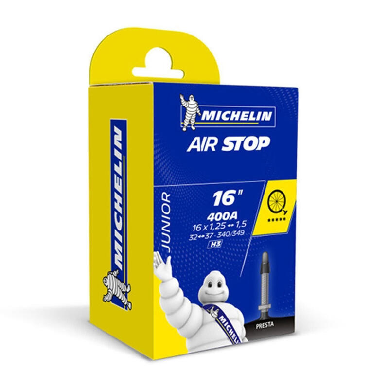 CHAMBRE A AIR VELO 400A MICHELIN H3 VALVE PRESTA LONGUEUR 36mm 85g