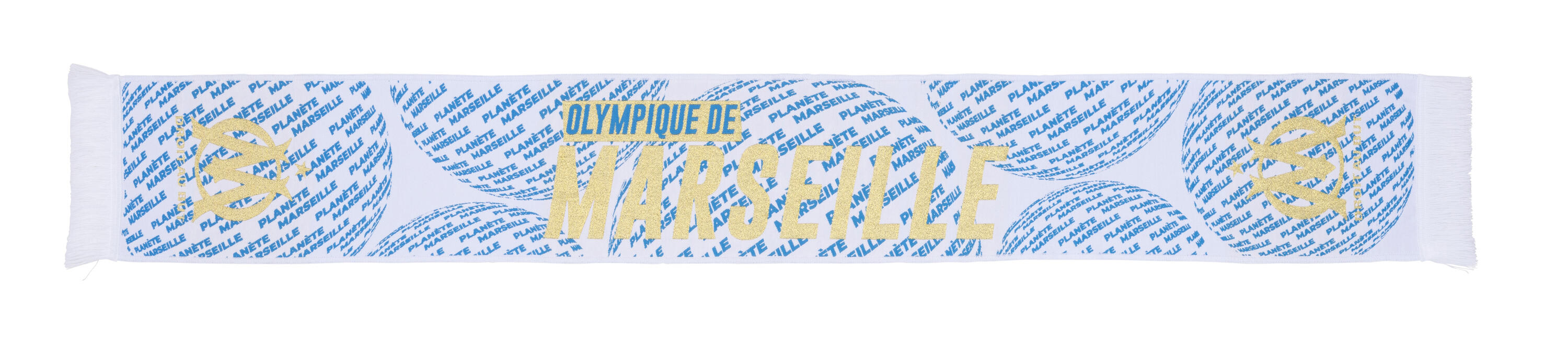 Echarpe OM - Collection officielle OLYMPIQUE DE MARSEILLE - Taille 140 cm 2/2