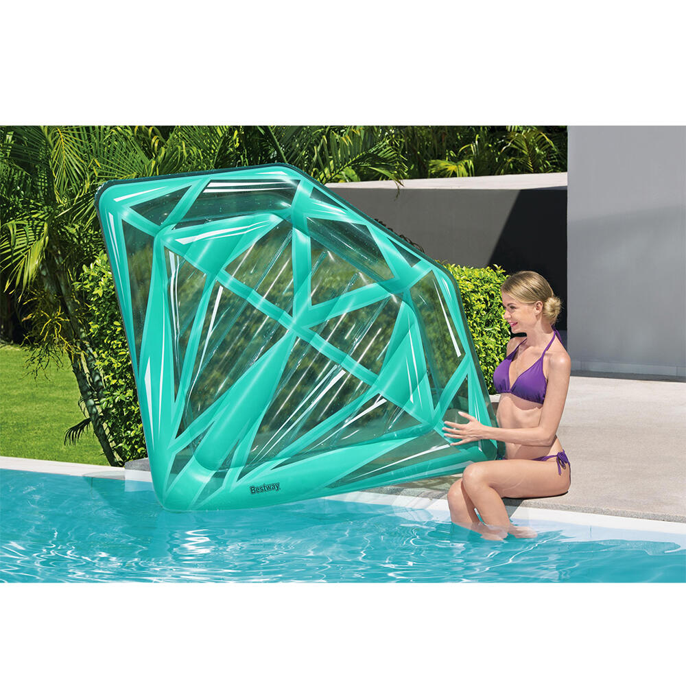 Bestway Inflatable Mattress 'Diamond Island' 145 cm with Gemstone Pattern 2/3