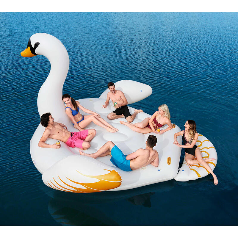 Bestway Badeinseln Giant Swan 429 x 330  cm