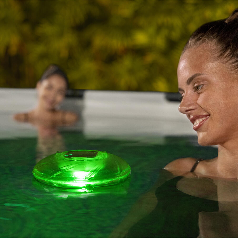 Luz Solar Flotante para Piscina Bestway Ø 18 cm 6/7