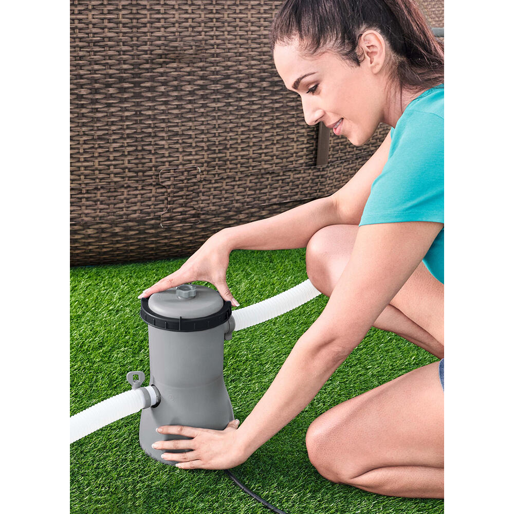 Pompa di filtraggio per piscine fuori te rra Bestway - 3.028 L 2/7