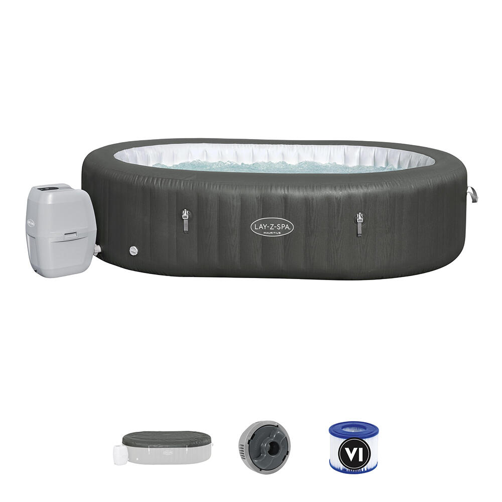 Lay-Z-Spa Spa gonflable Mauritius Smart  AirJet 5 à 7 personnes 4/7