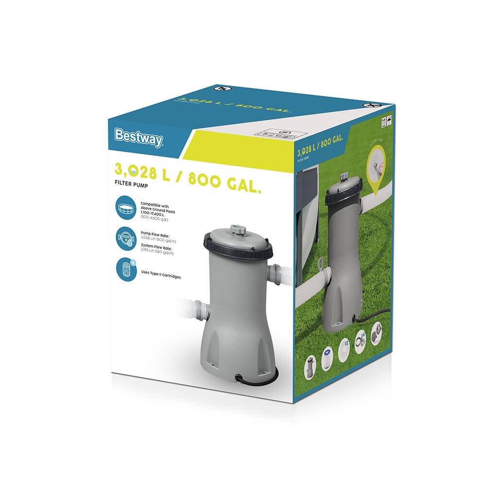 Pompa di filtraggio per piscine fuori te rra Bestway - 3.028 L 4/7