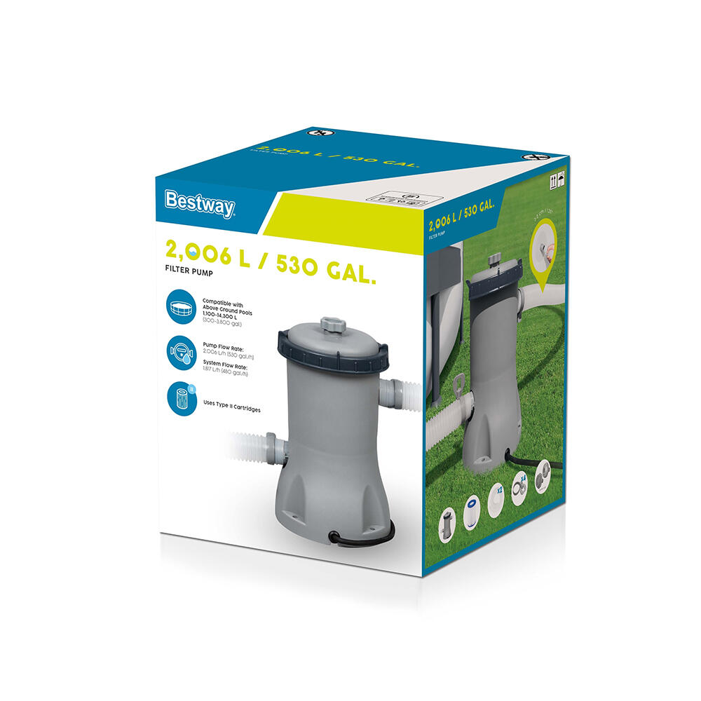 Pompa di filtraggio per piscine fuori te rra Bestway - 2.006 L 4/7