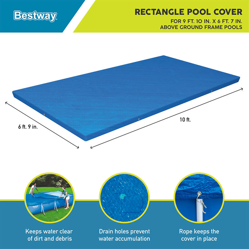 Bâches de piscine Bestway Bleu