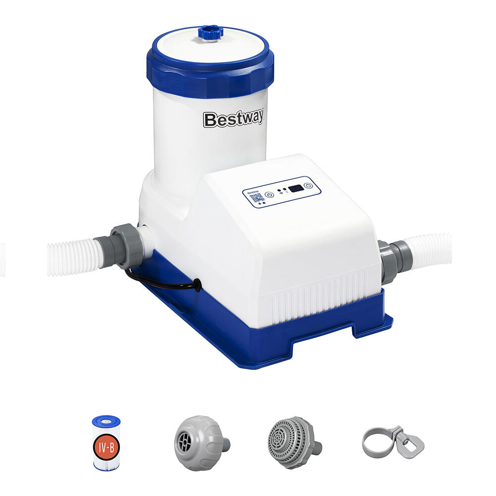 Bestway 7,570 L/h Wi‑Fi Filtration Pump for Above-Ground Pools BESTWAY ...