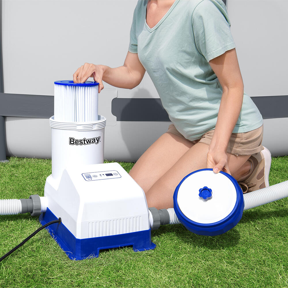 Bestway 7,570 L/h Wi‑Fi Filtration Pump for Above-Ground Pools BESTWAY ...
