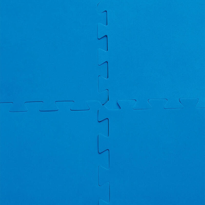 BESTWAY Lot de 9 tapis de protection 50 x 50 cm - bleu
