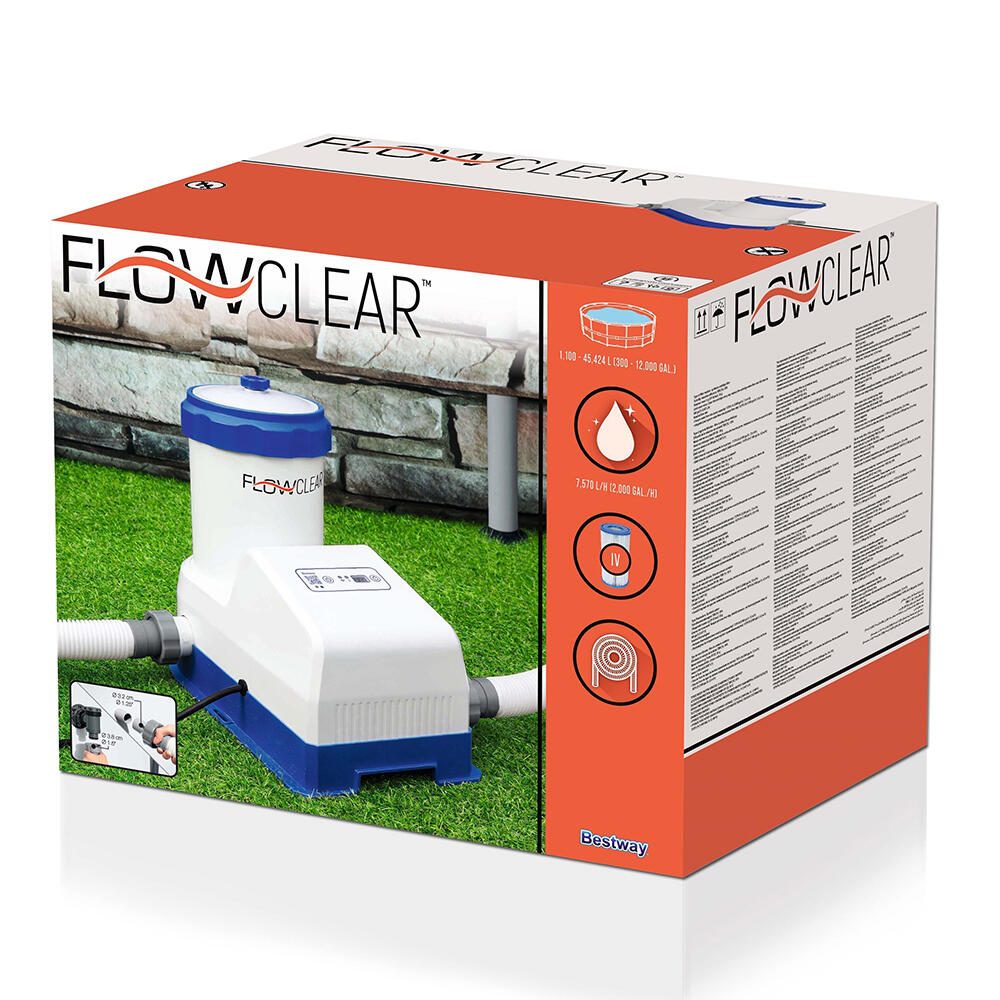 Pompa di filtraggio Bestway Smart Touch 7.570 L con Wi-Fi e app 4/7