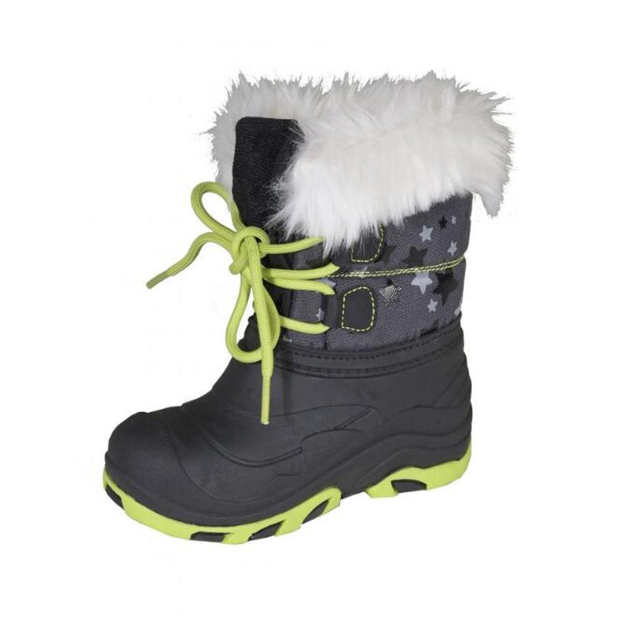 Lhotse - Chaussure Après-ski Whisk - Enfant - 22/23 - Chaussures À Crampons - Noir - 22/23 - Decathlon