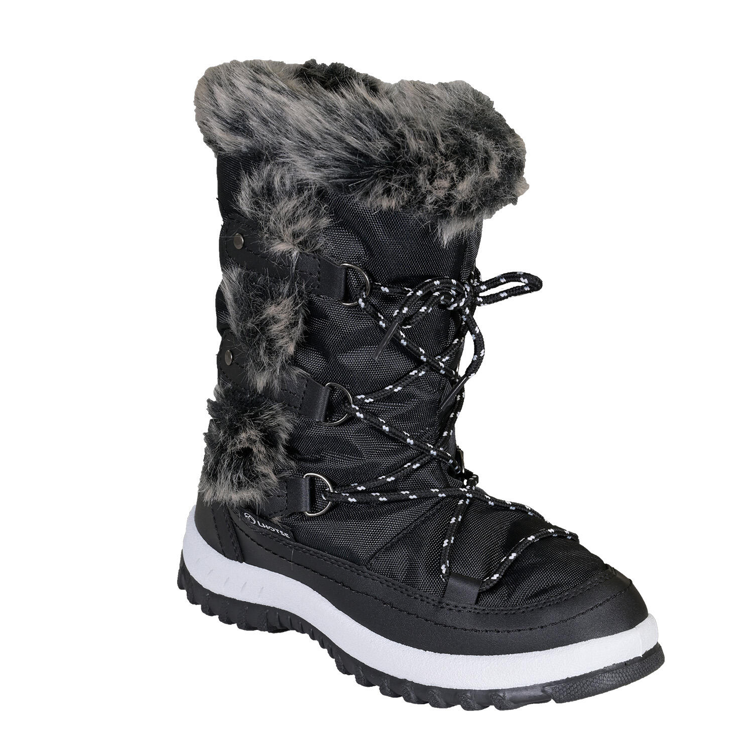 Lhotse - Chaussure Après-ski Rax - Enfant - 28/29 - Chaussures À Crampons - Noir - 28/29 - Decathlon