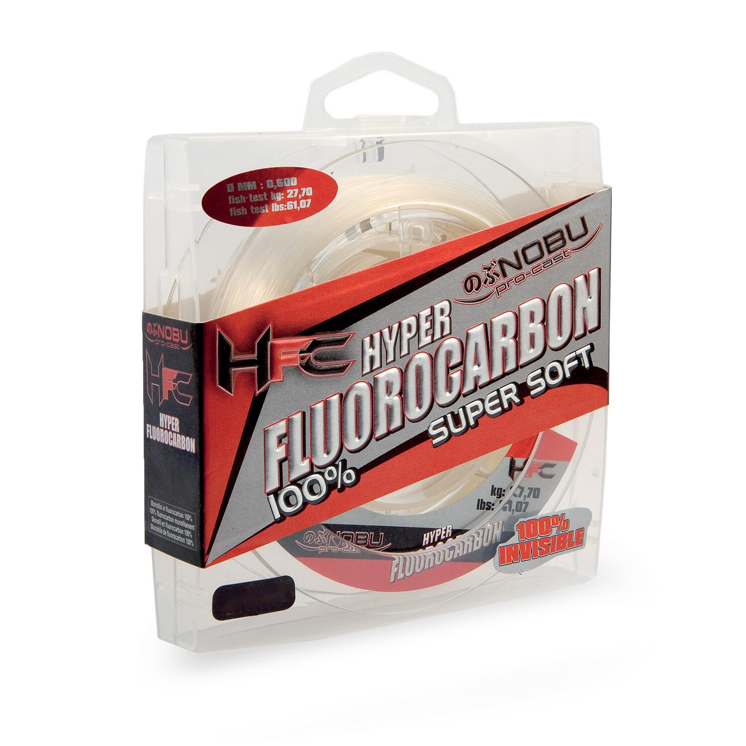 Fio pesca hfc fluorocarbono super soft 0,16mm a 0,37mm