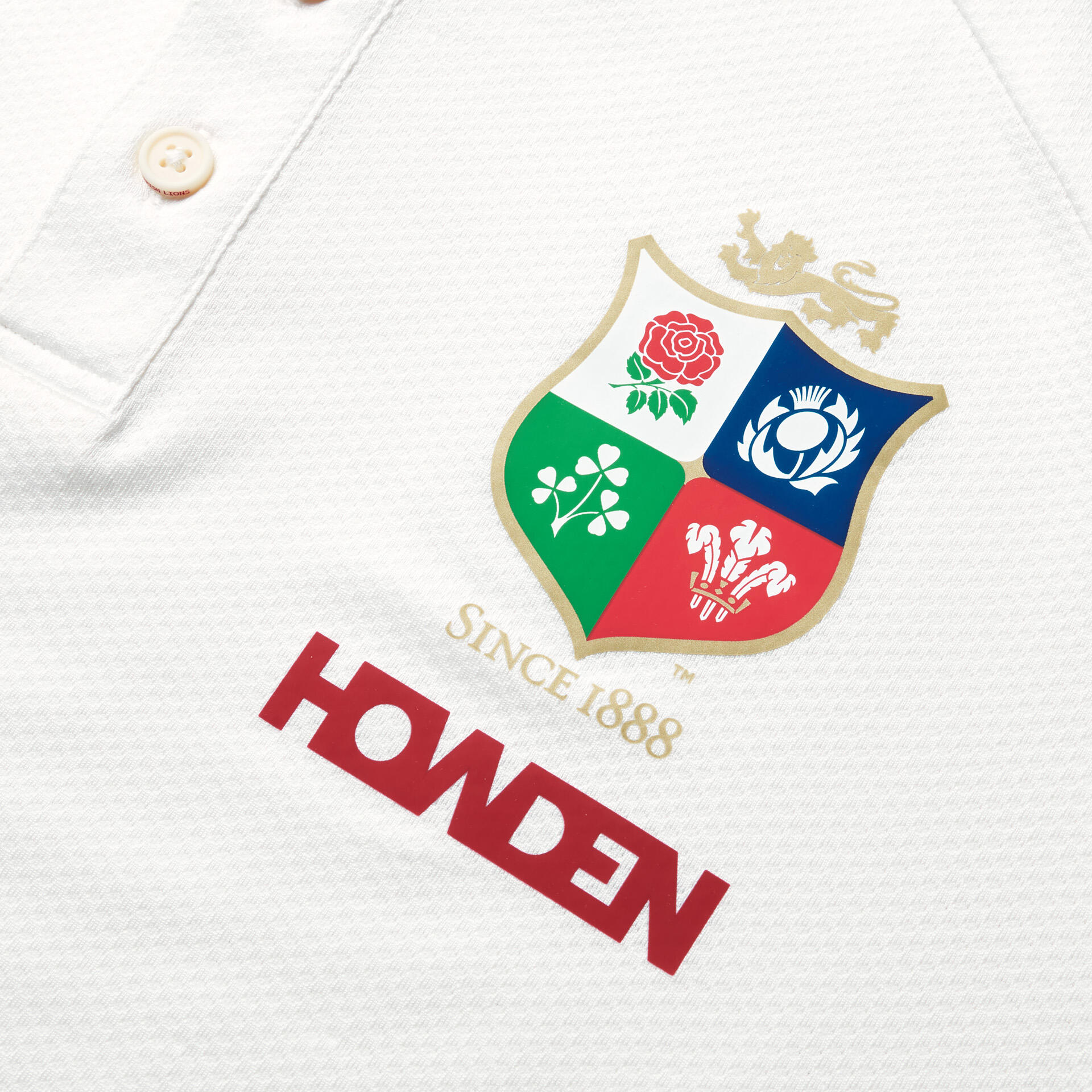 British & Irish Lions 2025 Mens Rugby Poly Polo 3/5