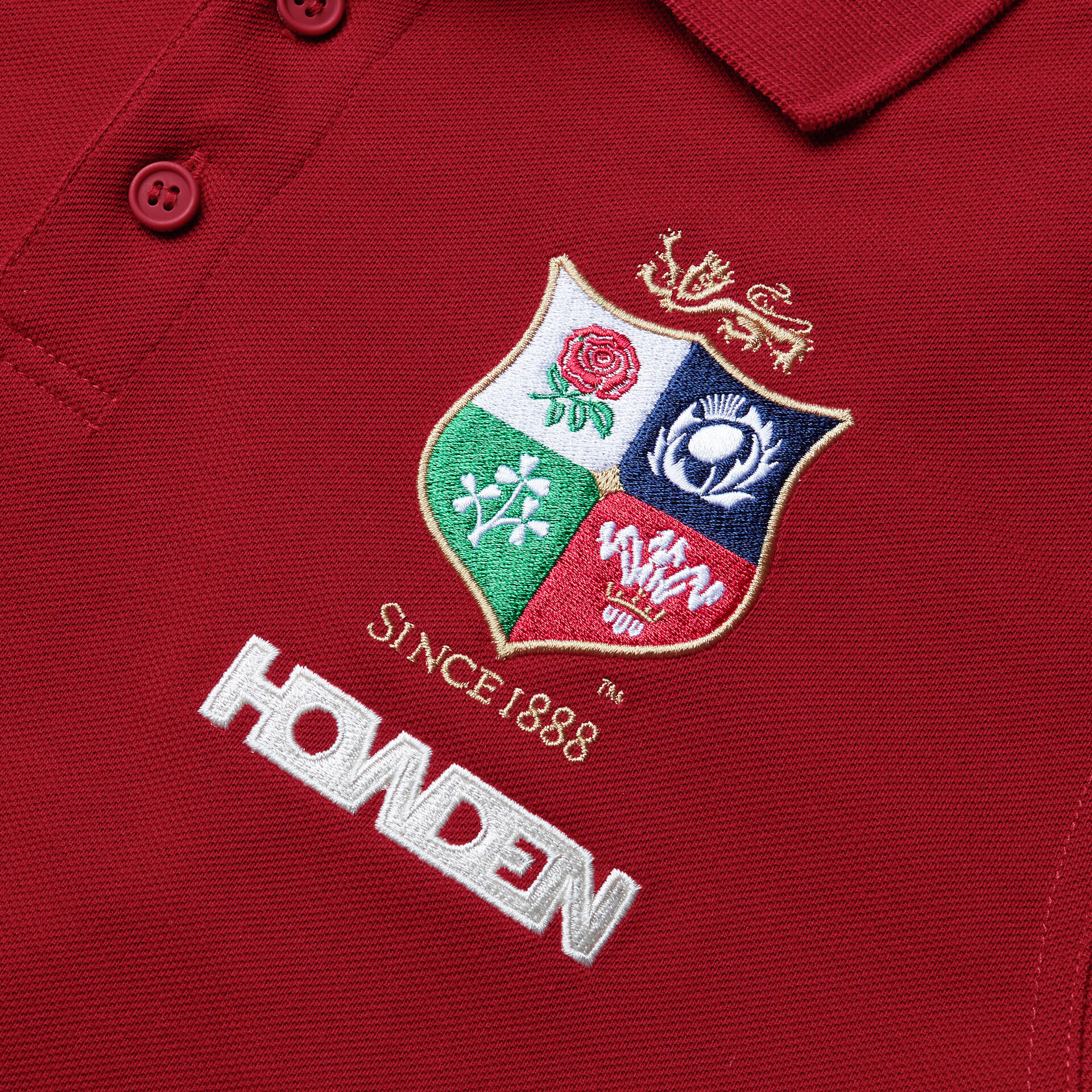 CCC British & Irish Lions 2025 Mens Pique Rugby Polo 3/6