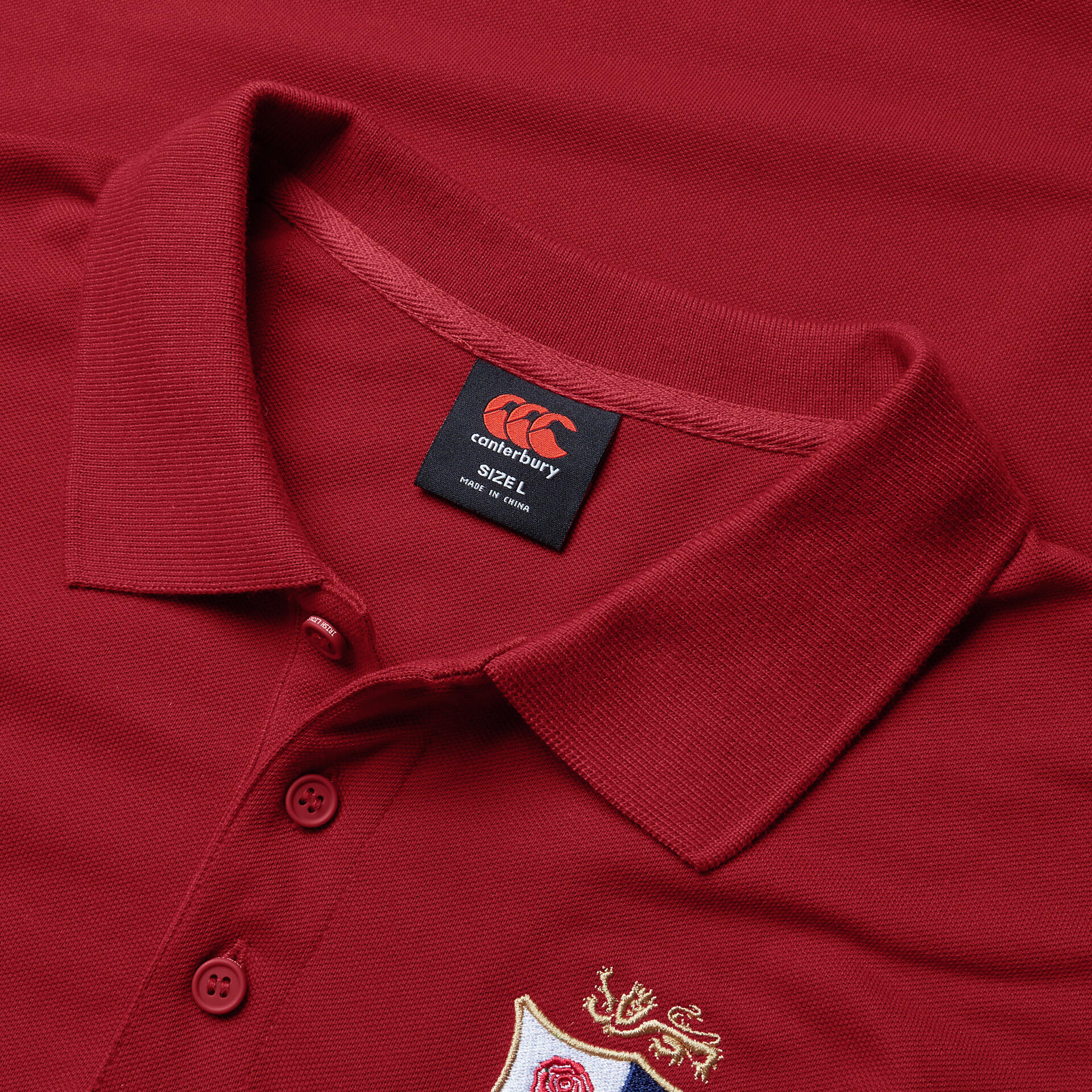 CCC British & Irish Lions 2025 Mens Pique Rugby Polo 6/6