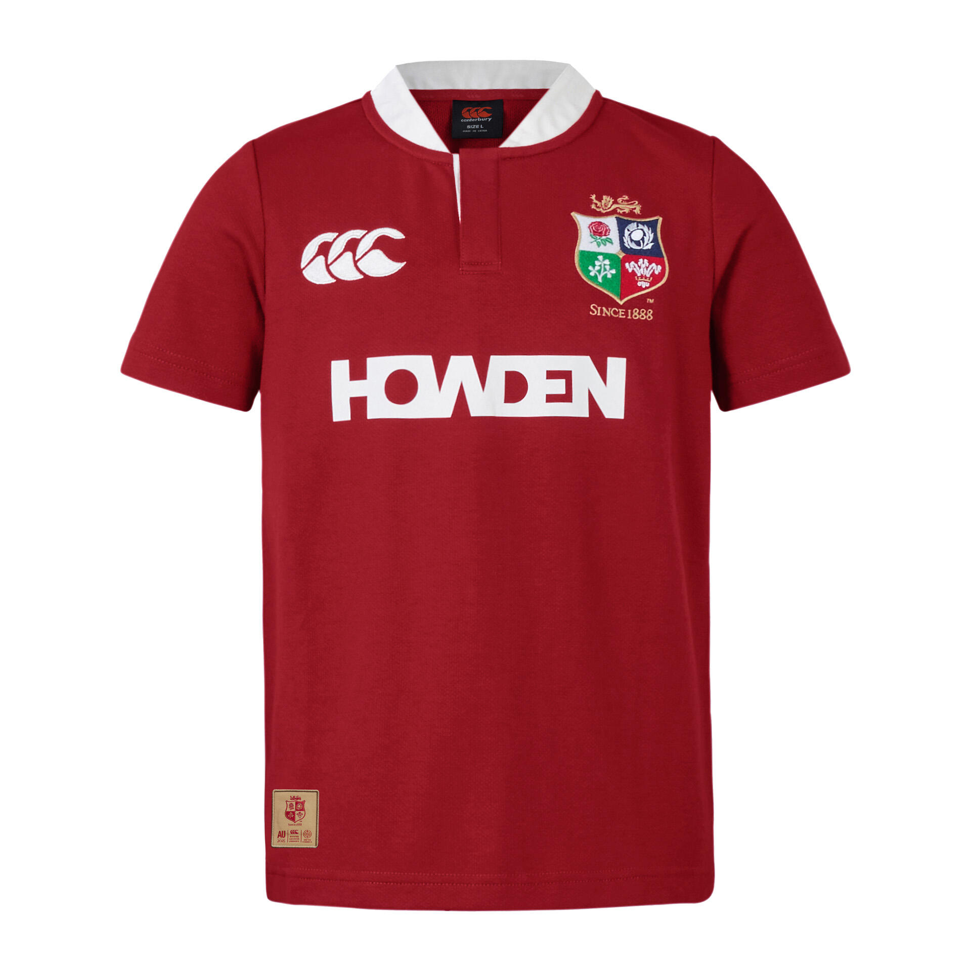 CANTERBURY British & Irish Lions 2025 Mens Classic Short Sleeve Rugby Shirt