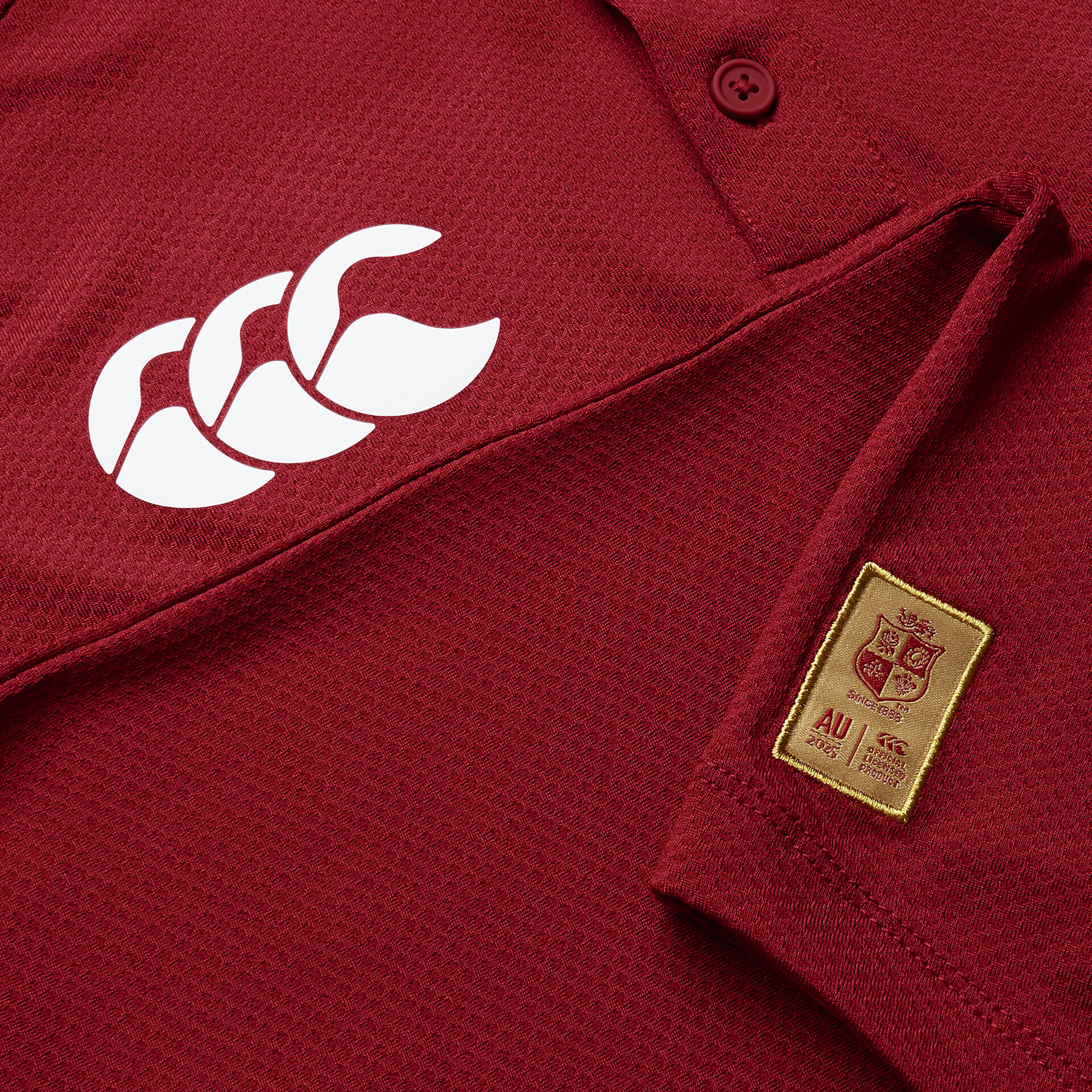 British & Irish Lions 2025 Mens Rugby Poly Polo 4/5
