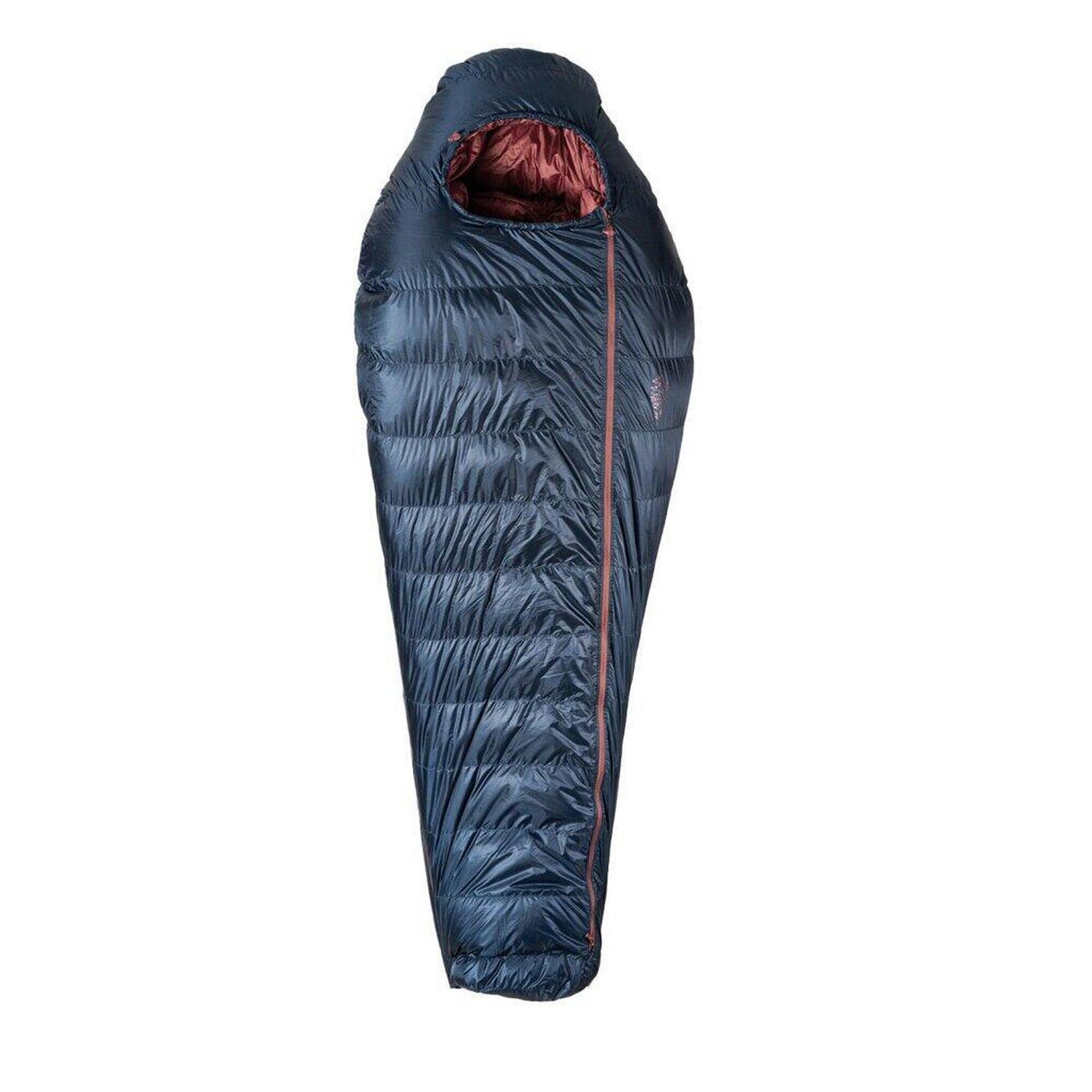 PATIZON Kempingový třísezónní péřový spacák D 590 S levý zip