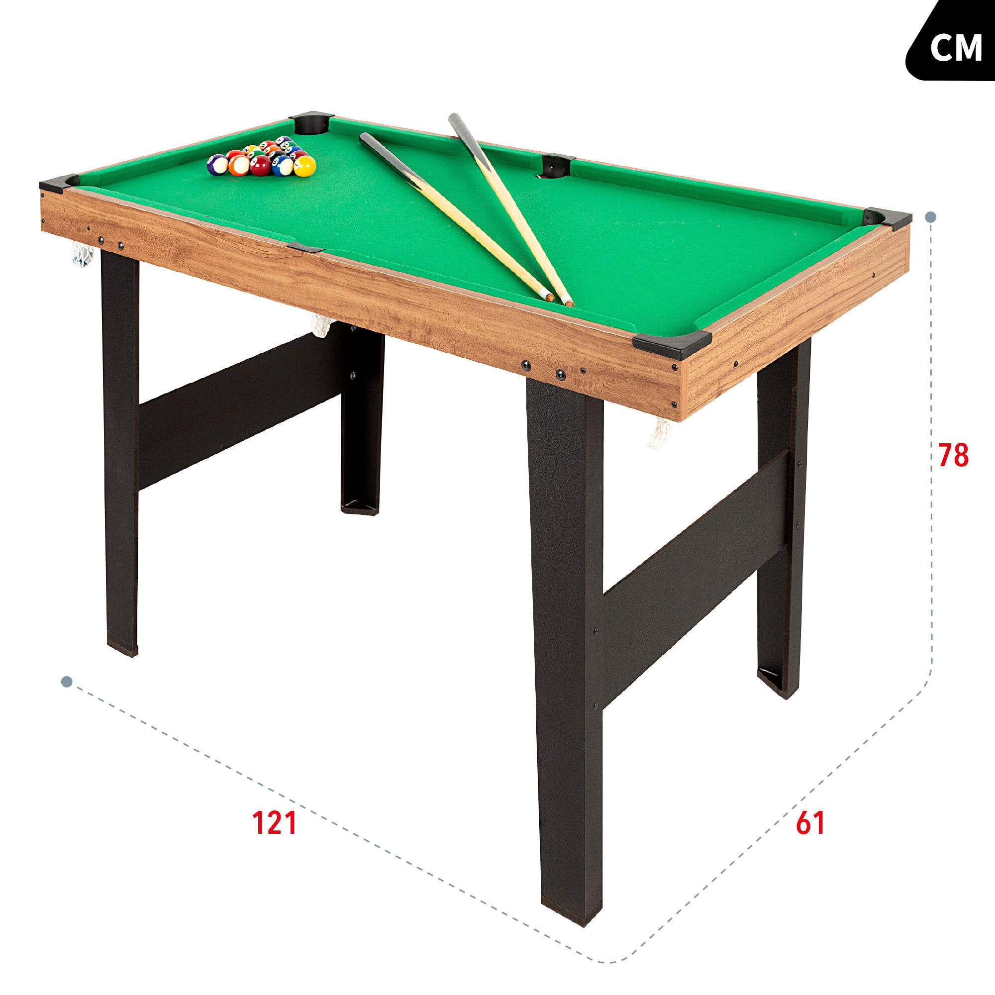 Tavolo da biliardo americano 121x61x78 cm CB Games 4/6
