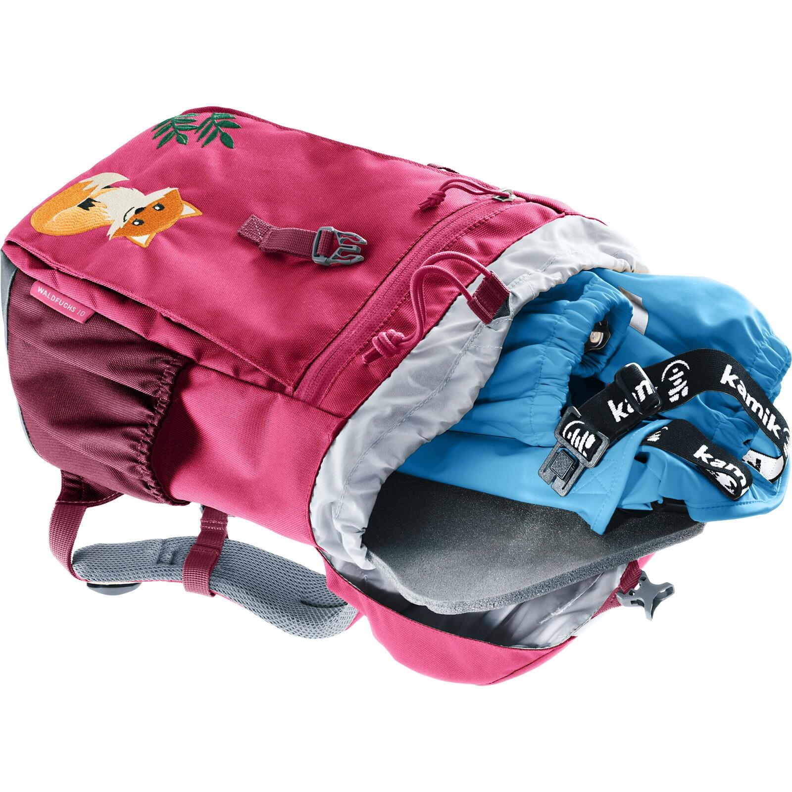 Kinder-Wanderrucksack Waldfuchs 10 mit Regenhülle 7/11