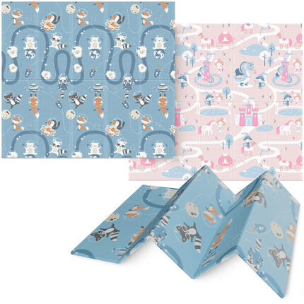 Baby Spielmatte Faltbar XPE 200x180cm Krabbelmatte Kosmos Prinzessin 4FIZJO