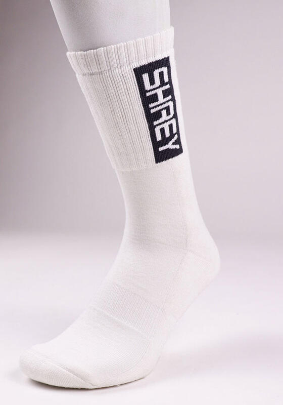 SHREY MASTER GRIP PLUS SOCKS OFF WHITE - SIZE 8 - 11