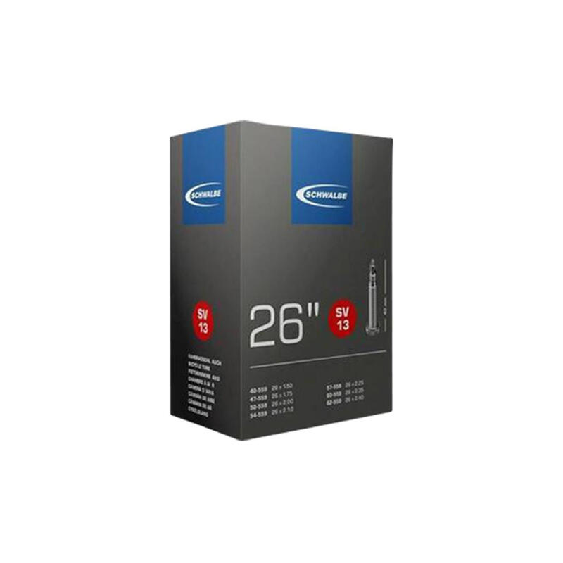 Camera d'aria Schwalbe 26" SV 13 1,50-2,40 40 mm esclusiva web      14.90    SCHWALBE Camera d'aria Schwalbe 26" SV 13 1,50-2,40 40 mmVenduto e spedito da Dalfasport  