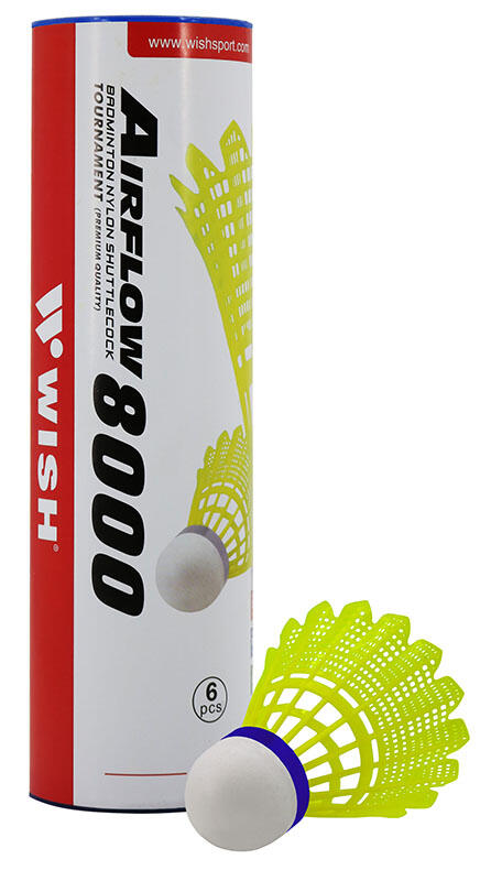 WISH NYLON SHUTTLE YELLOW - MEDIUM SPEED - BLUE TAPE