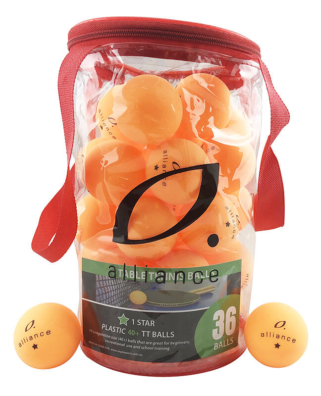 Alliance Table Tennis Balls 40+ Abs 1 Star Orange - Pack Of 36