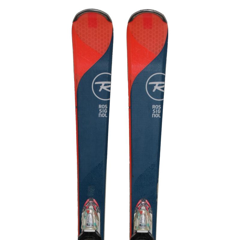 TWEEDEHANDS - Gebruikte Ski Rossignol Temptation 80 + Bindingen - GOEDE