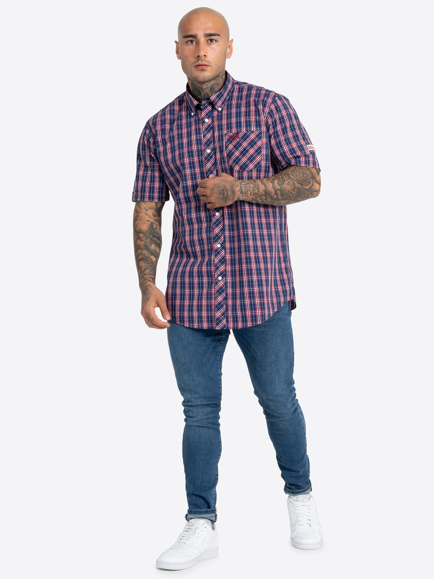 Chemise à manches courtes LONSDALE BRIXWORTH 4/6