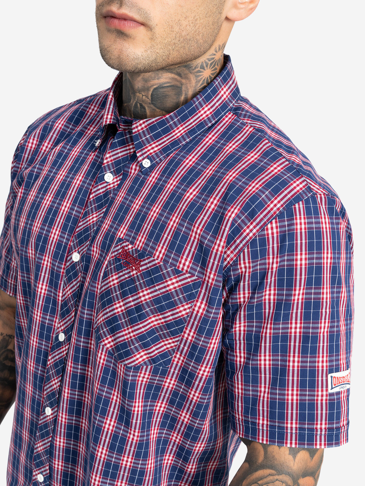 Chemise à manches courtes LONSDALE BRIXWORTH 6/6