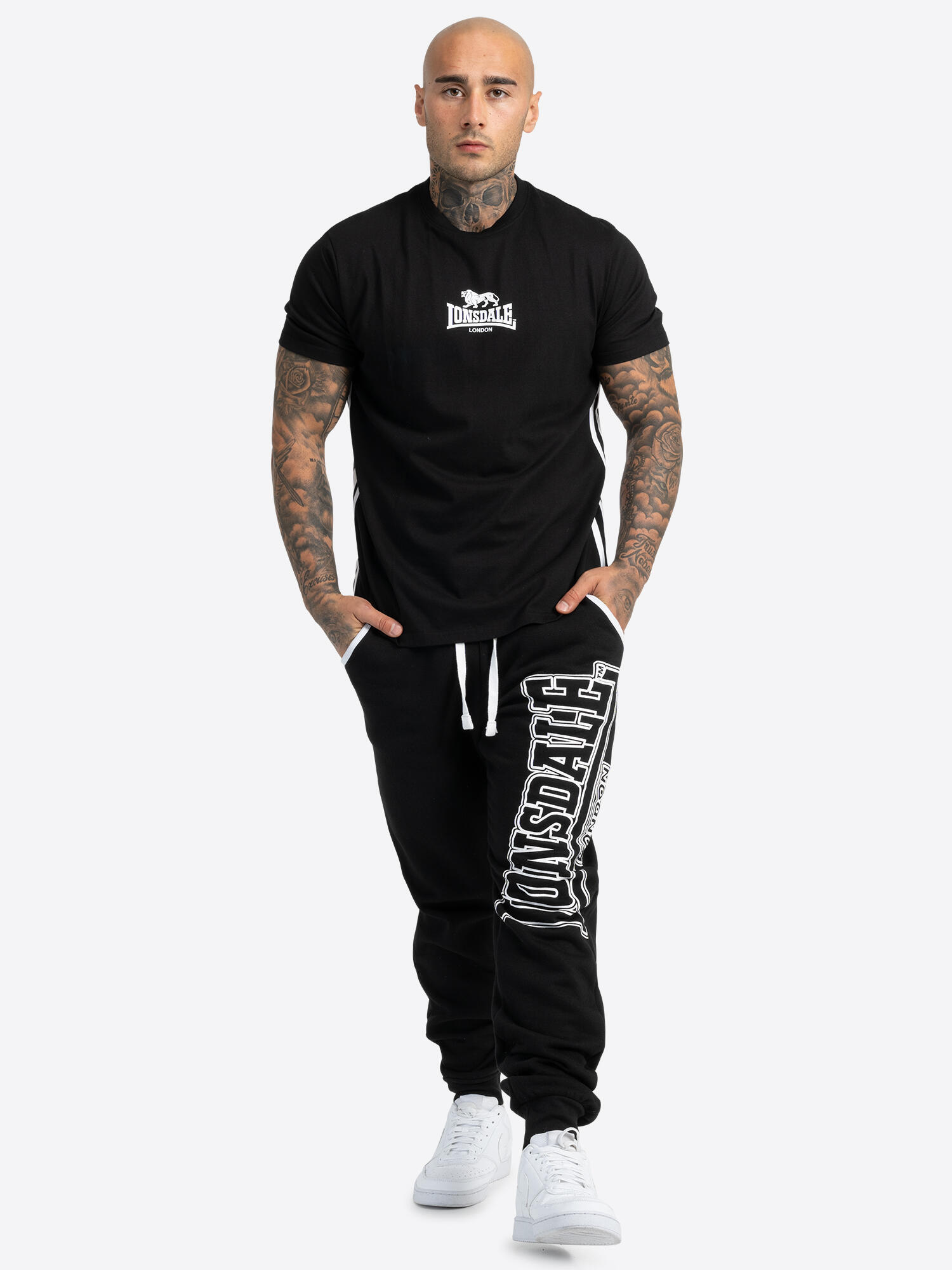 LONSDALE Heren joggingbroek slim fit MARLDON 4/7